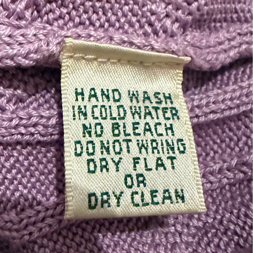 Fairway & Greene Lavender V-Neck Sweater - Picture 8 of 8